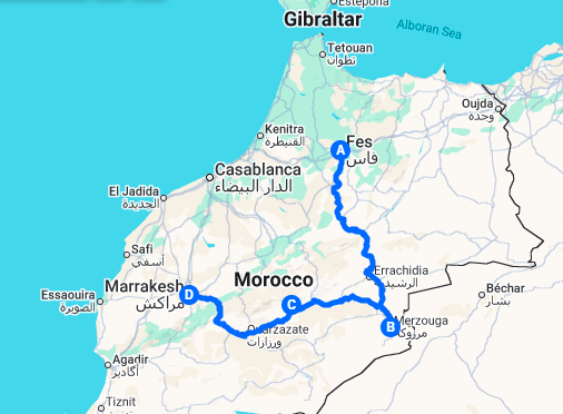 Fez to Marrakech
