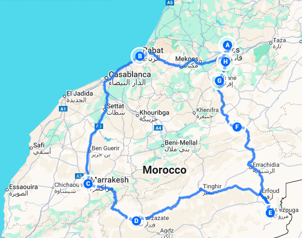 Fez to the Imperial Cities