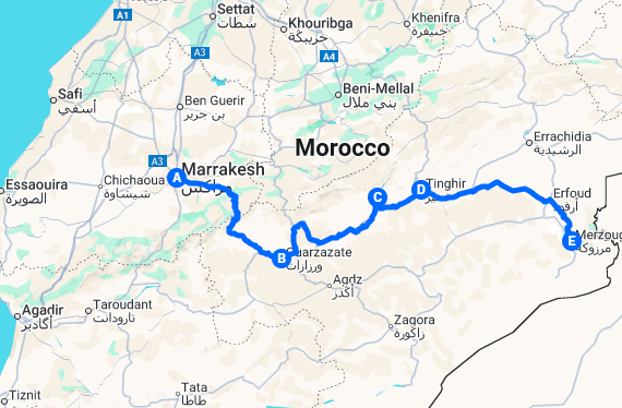 Marrakech to the Desert
