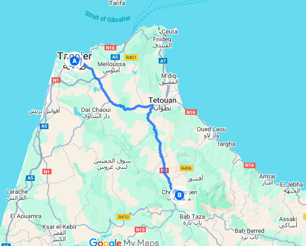 tangier to chefchaouen